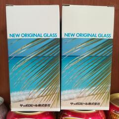 ① ビール、チューハイ等 18本 【レトロ サッポロビールガラス2個】の画像