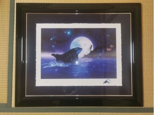 クリスチャンラッセン オリジナル版画 200,000円