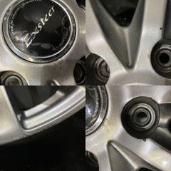 HOT STUFF Exsteer ホットスタッフ エクスター 社外ホイール 15インチ 4本 6J5HPCD114.3+43 セレナ等　(VHB392) クレジットカード QR決済可能