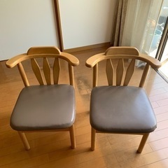 椅子二脚差し上げます