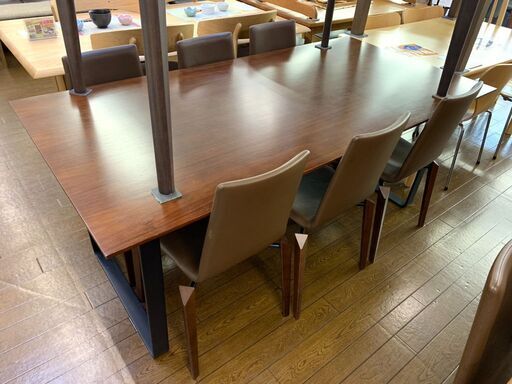 2-18 ダイニング7点セット【引取限定・現状渡し】カグマニア