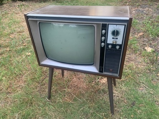 ※終了※★レトロテレビ★白黒かも？日立 テレビ受信機 ブラウン管テレビ