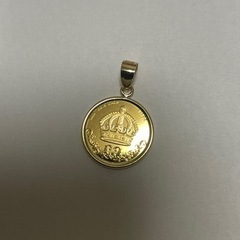 パンプ社製　1/25oz純金コインペンダントトップ 