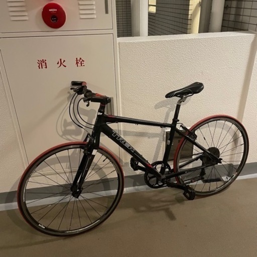 TREK 7.5FX フロントシングルカスタム カーボンフォーク クロスバイク サイズ17.5