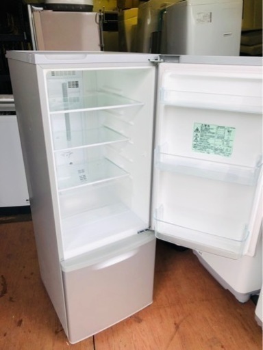 北九州市内配送無料　保証付き　パナソニック Panasonic NR-B178W-S [冷蔵庫(168L 右開き) 2ドア シルバー]