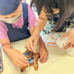 夏休み特別企画!ウィンナーロールの成形と亀パンのデコの画像