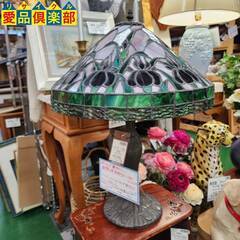 【愛品倶楽部柏店】ステンドグラス ランプ 菖蒲の画像