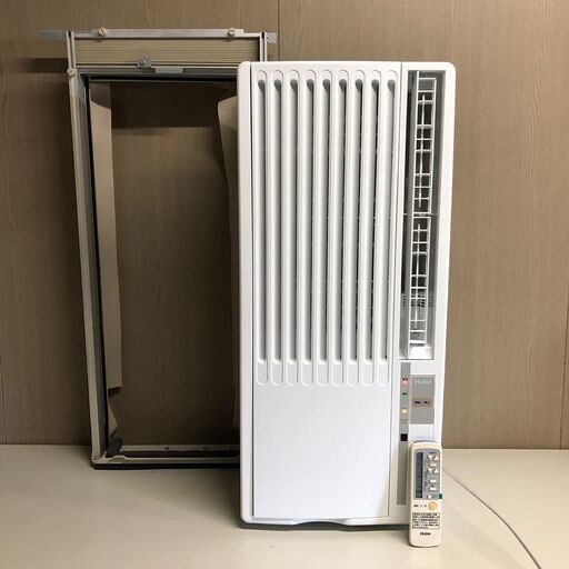 S804 Haier ハイアール 窓用 ルームエアコン JA-16V 2021年製 冷房専用 6～7畳 ウインドエアコン リモコン付