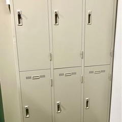 ロッカー　6人用鍵付き