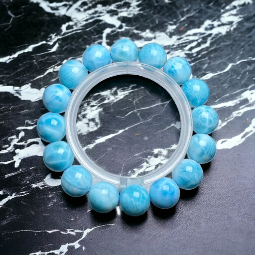 超品質ラリマー［hXzVVXXc］愛と平和 13mm ドミニカ共和国産