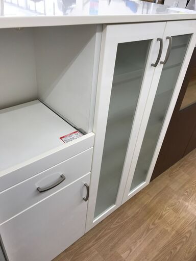 ★ジモティ割あり★ ニトリ レンジ台 白 H100×W88×D50 クリーニング済み KJ2538