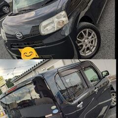 【売約済み】🔵【車検取立て】４駆★24年タント4WD★CVT★左側ピラーレス&スライドドア★アイドリングストップ★ナビ★地デジ★エンジンスターター★ETCの画像