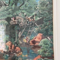 ディズニーパズル完成品の画像