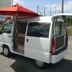 キッチンカー　移動販売車　総額60万円　21年スバル・サンバー オートマ、フル装備　ナビ　ETC　車検2年、諸費用0円の画像