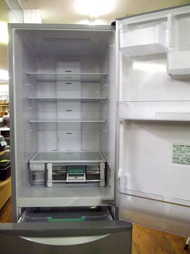 日立 3ドア冷蔵庫 315L 大型 自動製氷 2017年製 R-K320GV 300Lクラス シルバー HITACHI  札幌市手稲区