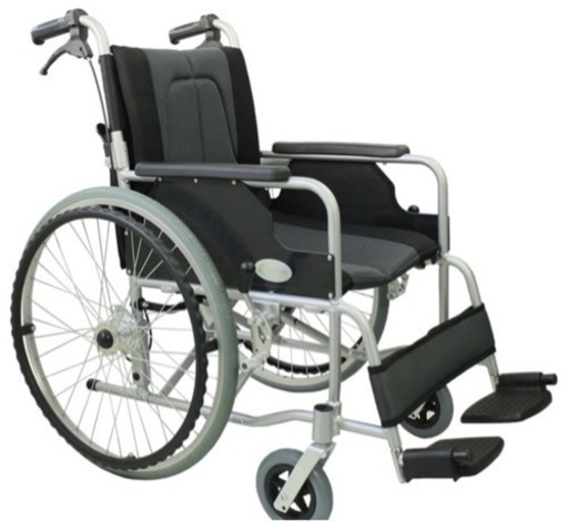 【ほぼ新品】車椅子　車いす　車イス　ノーパンクタイヤ