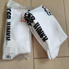 新品未使用　サッカージャンキー　ソックス　2足セット　22〜24cmの画像