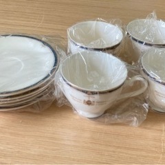 桃山陶器　カップ＆ソーサー　オリエンタル急行　4セット+ソーサー1枚