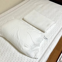 8月13日まで‼️ 接触冷感ベッドパッド、毛布、枕、枕カバーの画像