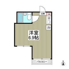 💙💙フリーレント1ヶ月付き😍敷礼０！《1R》立川市🐻立川駅から徒...
