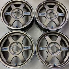 希少!!レイズ ボルクレーシング TE37◆5.5J 14インチ...