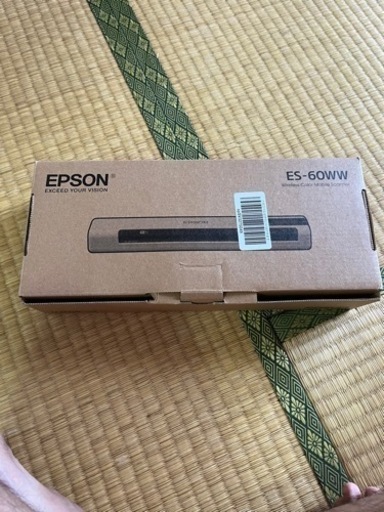 EPSON  ES-60WW スキャナー ホワイト [A4サイズ /Wi-Fi／USB] 