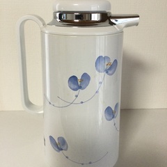 象印保温ポット　レトロ柄　スイトピー　1 L  中古の画像
