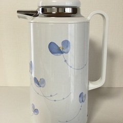 象印保温ポット　レトロ柄　スイトピー　1 L  中古の画像