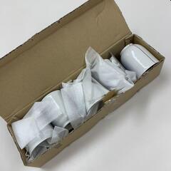 日々のうつわ　心　白磁一本線コップ（小）　5個セットの画像