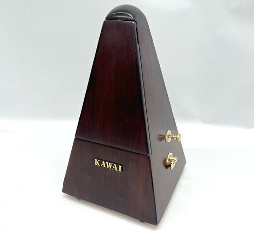 現状品 KAWAI 木製メトロノーム MADE IN JAPAN 高さ約23.0cm 中古 楽器 ピアノ ☆ 札幌市 豊平区 平岸