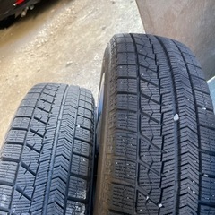 ダイハツ純正スチールホイール　ブリヂストン VRX 155/65r14 スタッドレスの画像