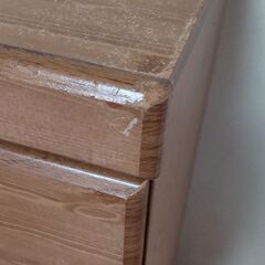 木製チェスト 6段の画像