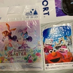 disney ショップ袋　まとめ売り　ディズニー　ユニバ　ナイロン袋の画像