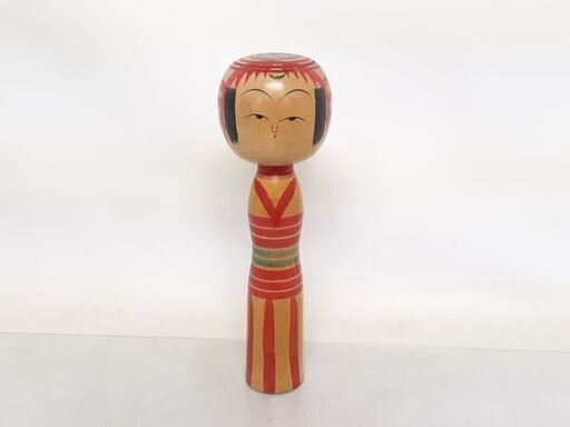伝統工芸品 新山久治 こけし 弥治郎系 新山系列 民芸品　/DJ-1167