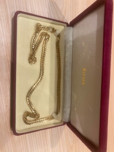 喜平ネックレス K18 6面ダブル100g