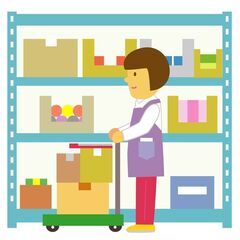時給1400円≪夕方からのショートワーク！もくもく商品ピッキング...