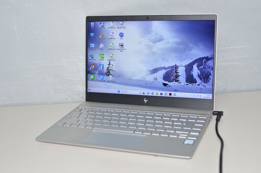 中古軽量ノートパソコン Windows11+office 爆速SSD512GB HP ENVY Laptop 13-ad166TU core i5-8250U/メモリ8GB/13.3インチ/無線/webカメラ