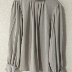 GRL バックリボンハイネックタックブラウス[k8517w]の画像