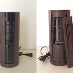 デスクタワーファン 2017年 扇風機 卓上 小型 タイマー付 ドウシシャ FTS-301 机 タワー型 スリム ブラウン 茶☆ 札幌市 北区 屯田 の画像