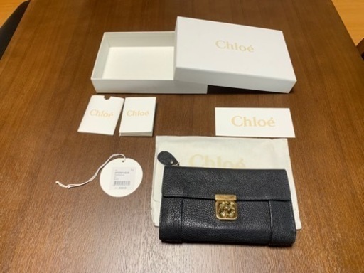 早い者勝ち‼︎Chloe◆長財布/レザー/BLK/レディース/3P0591-835