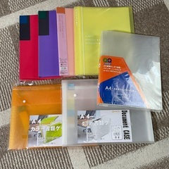 書類ファイルいろいろ7冊（A4サイズ）の画像