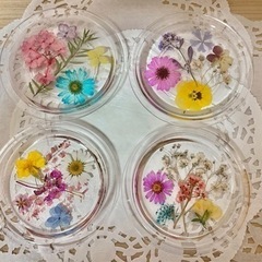 コースター、箸置き、印鑑ケースの作成