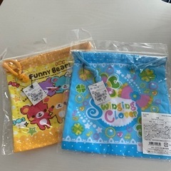 巾着　新品未開封➕パジャマ130サイズ