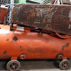 ジャンク　 エアコンプレッサー 明治機 械製作所 検) ベビコン 日立 マキ 夕 工具 ジャンク 鉄屑 スクラップの画像