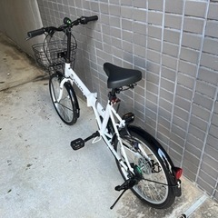 【折りたたみ自転車】購入して2ヶ月!!美品 本日購入の人優先の画像