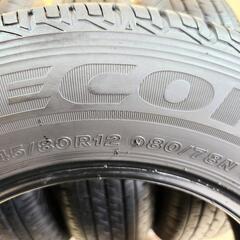 中古タイヤ　145/80R12. 80/78N LT  BRIDGESTONE  ECOPIA  R710   軽トラ　アクティ　バモス　a31の画像