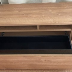 【国産 大川家具】20年購入 テレビボード 140cm シャビーナチュラルカラーの画像