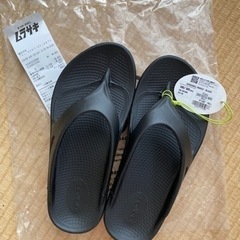 25㎝ ブラック　正規品　OOFOSウーフォス