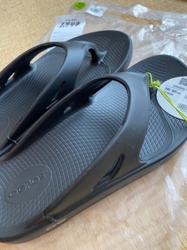 25㎝ ブラック　正規品　OOFOSウーフォス