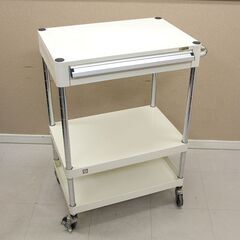 ワゴン 収納 ホワイト 棚 カート 収納ワゴン サカエ ツールワ...